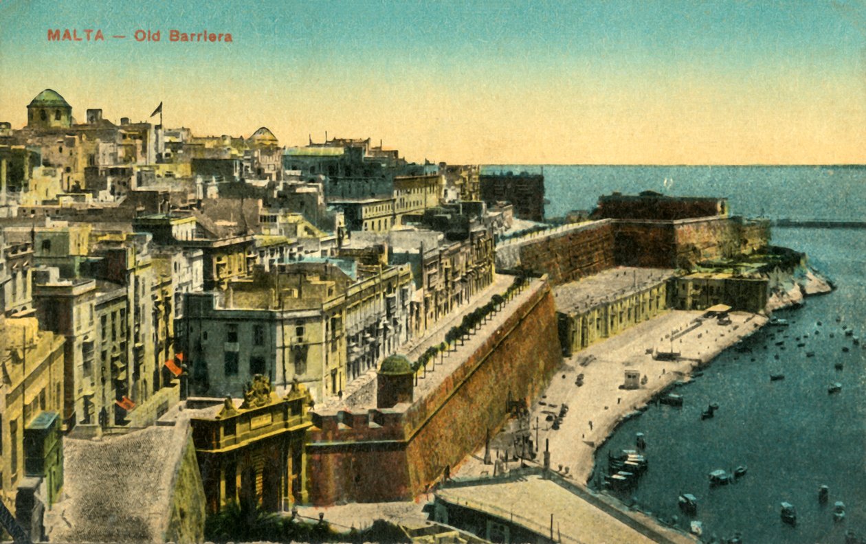 Malta - Stará bariéra, c1918-c1939. od Unbekannt