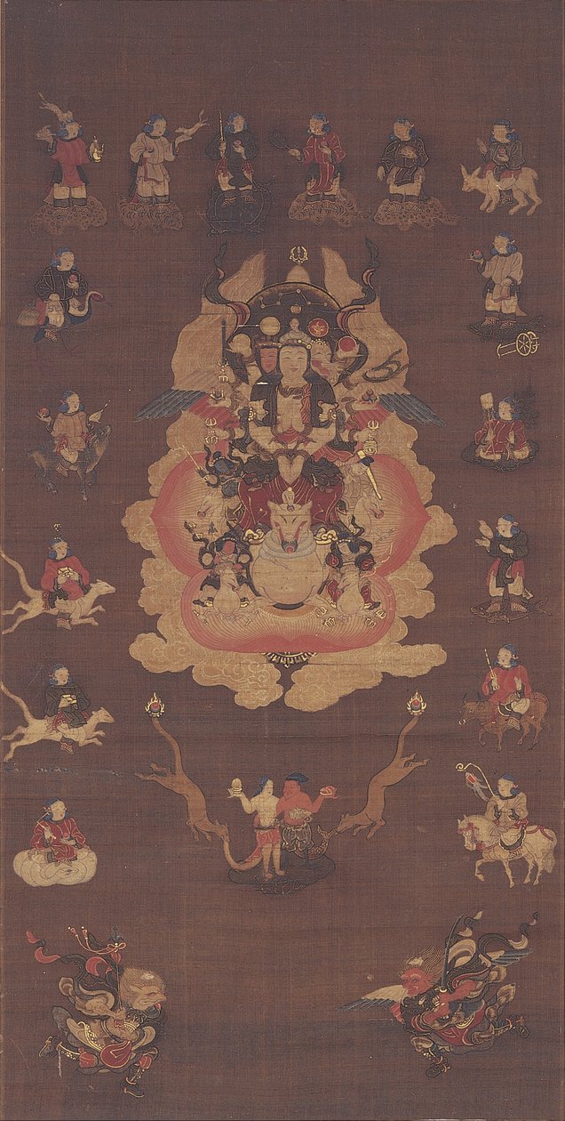 Mandala z Dakini-Ten od Unbekannt