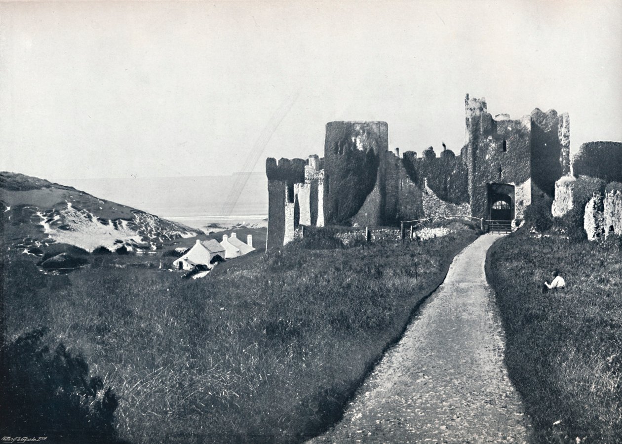 Manorbier - Zámek, 1895 od Unbekannt