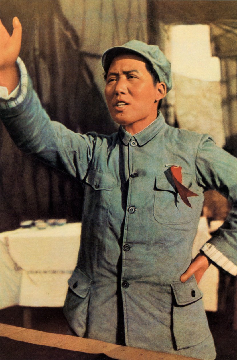 Mao Ce-tung, čínský komunistický revolucionář a vůdce, 20. až 40. léta 20. století od Unbekannt