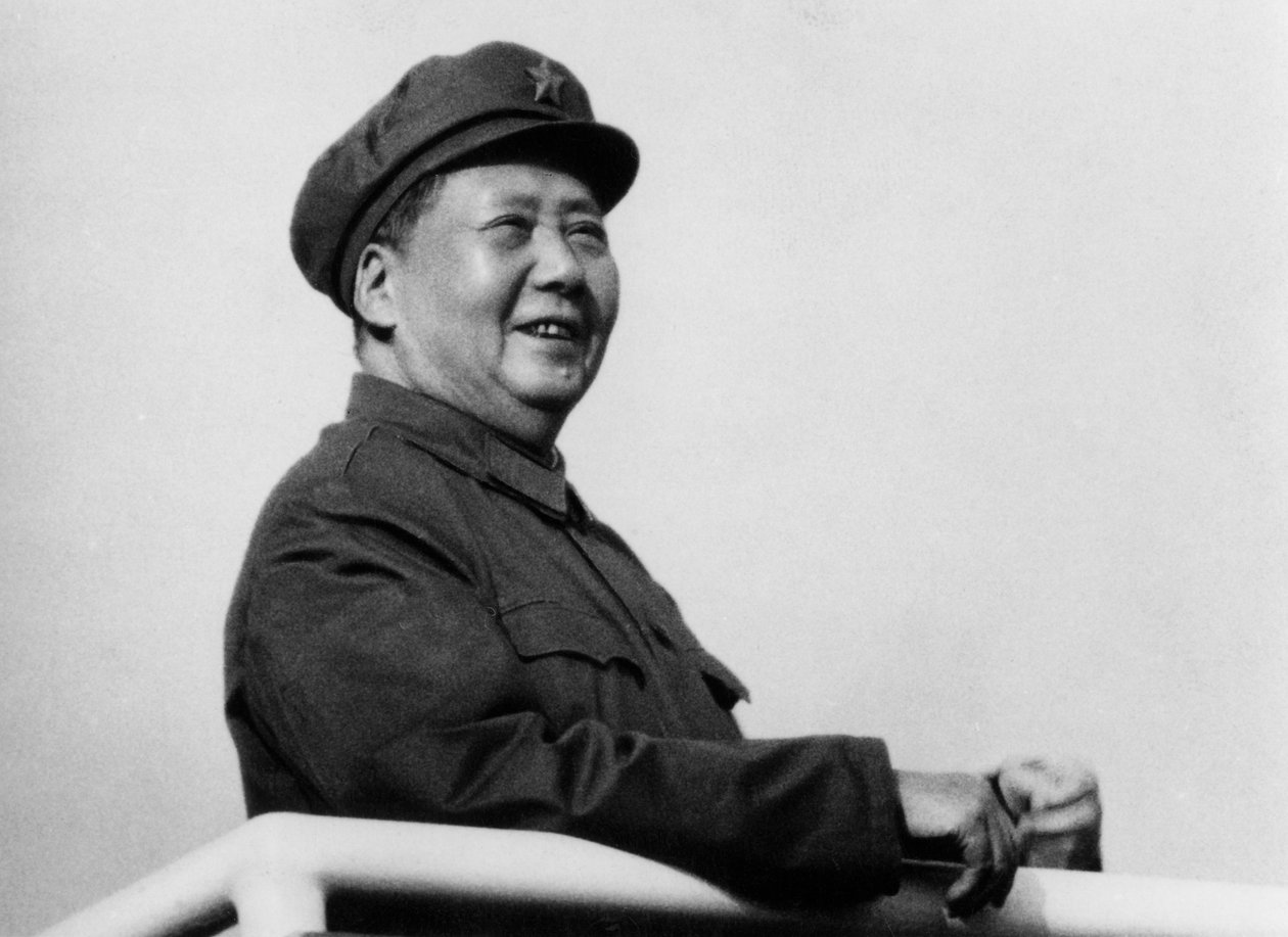 Mao Ce-tung, čínský komunistický revolucionář a vůdce, 50. až 60. léta 20. století od Unbekannt