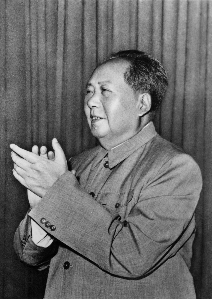 Mao Ce-tung, čínský komunistický revolucionář a vůdce, 60. léta 20. století od Unbekannt