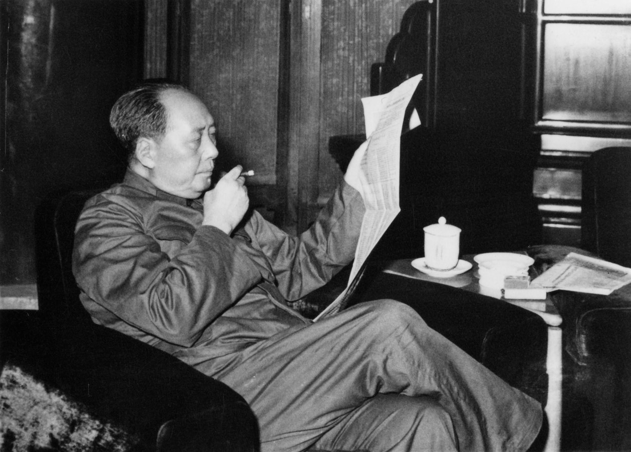 Mao Ce-tung, čínský komunistický revolucionář a vůdce, 60. léta 20. století od Unbekannt
