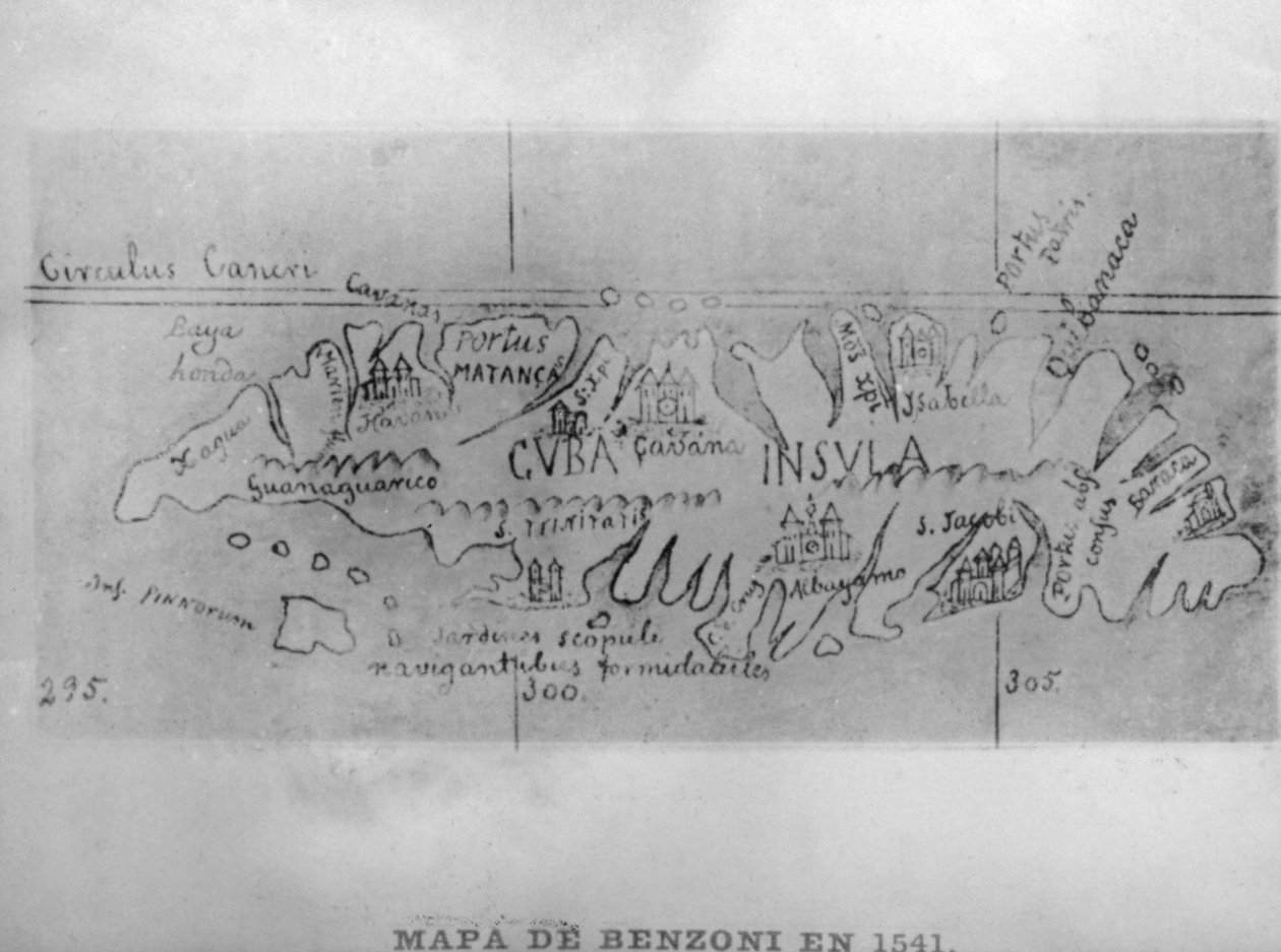 Mapa Benzoni, 1541, 20. léta 20. století od Unbekannt