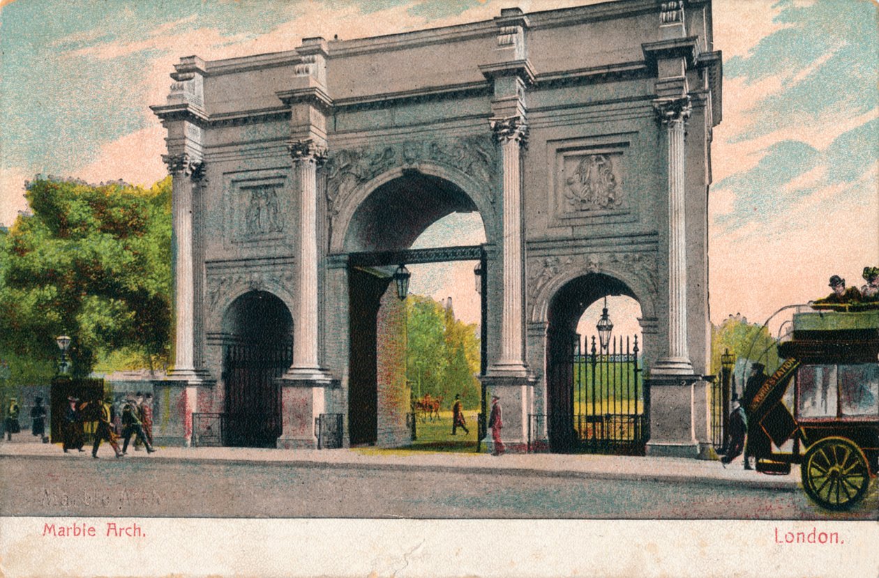 Marble Arch, Londýn, c1906 od Unbekannt