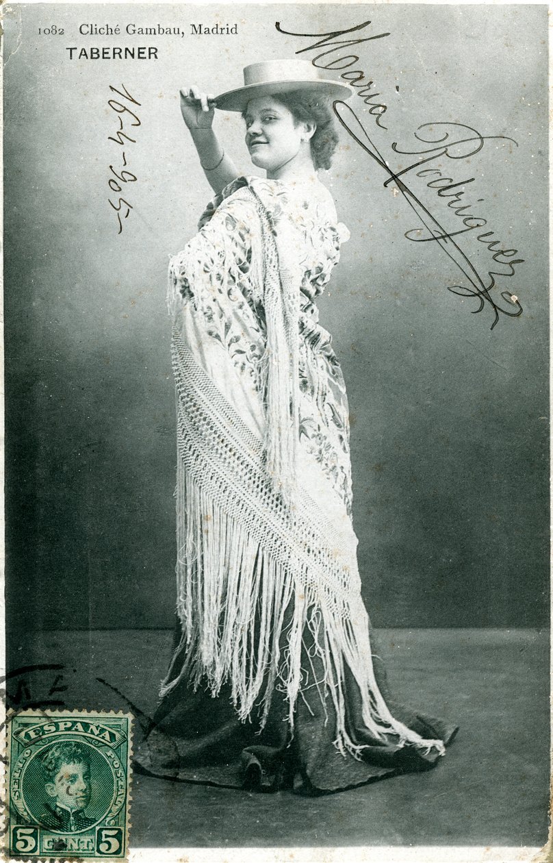 Maria Rodriguez , španělská herečka, 1905 od Unbekannt