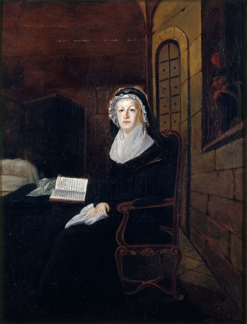 Marie Antoinetta v Conciergerie, c. 1815. od Unbekannt