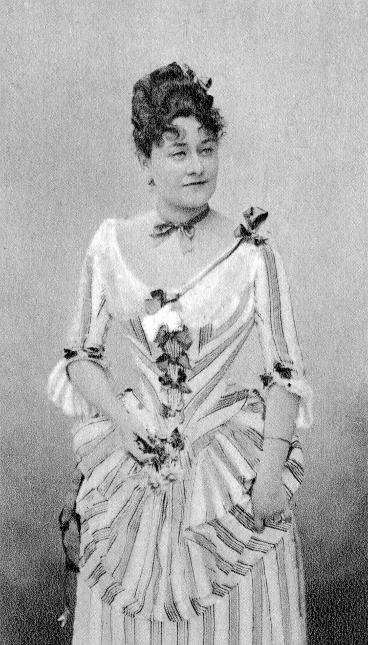Marie Grisier Montbazon , francouzská mezzosopranistka a herečka, 1877 od Unbekannt