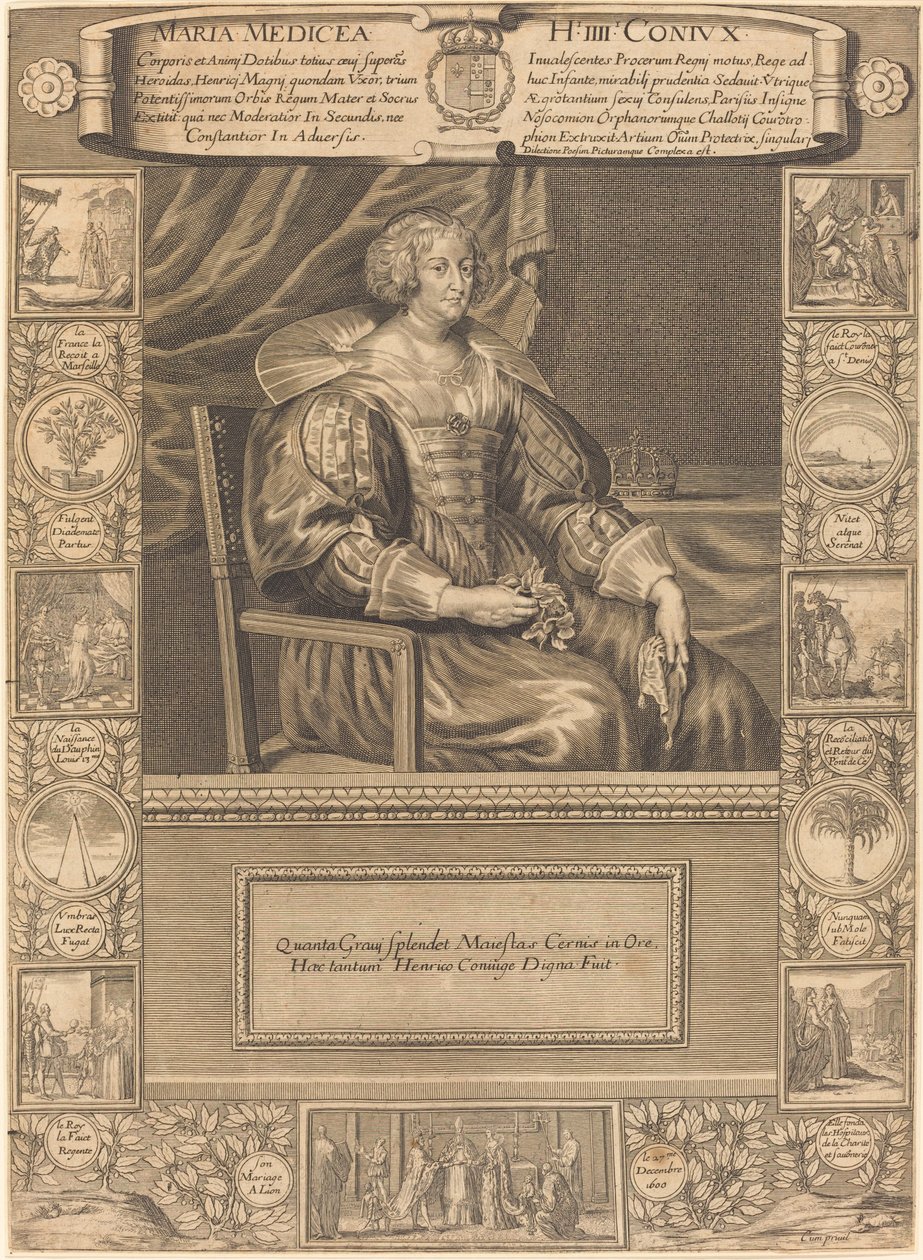 Marie de Medici. od Unbekannt