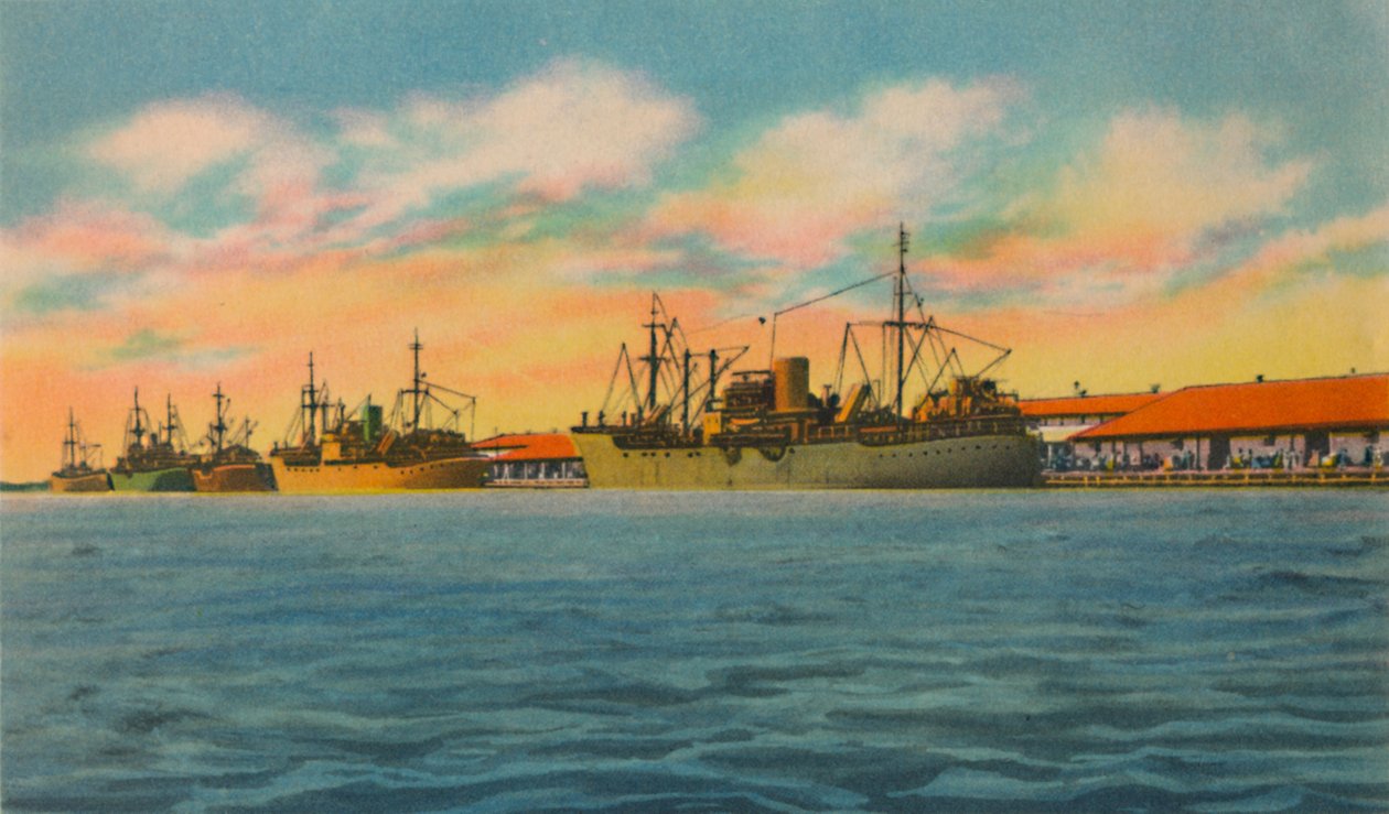 Marine Terminal, Barranquilla, c1940 od Unbekannt