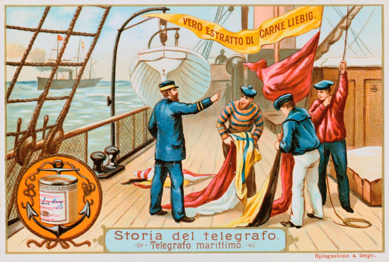 Námořní telegraf, c1900. od Unbekannt