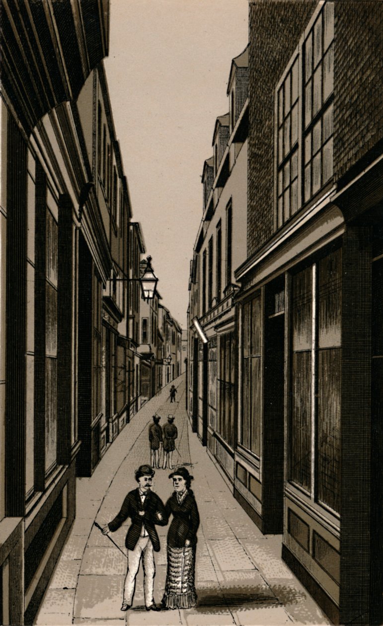 Market Row, c1880. od Unbekannt