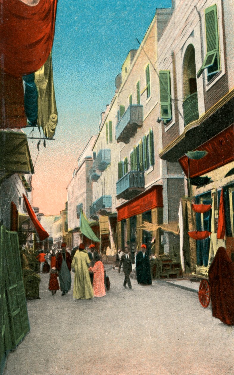 Market Street, Suez, Egypt, 20. století od Unbekannt