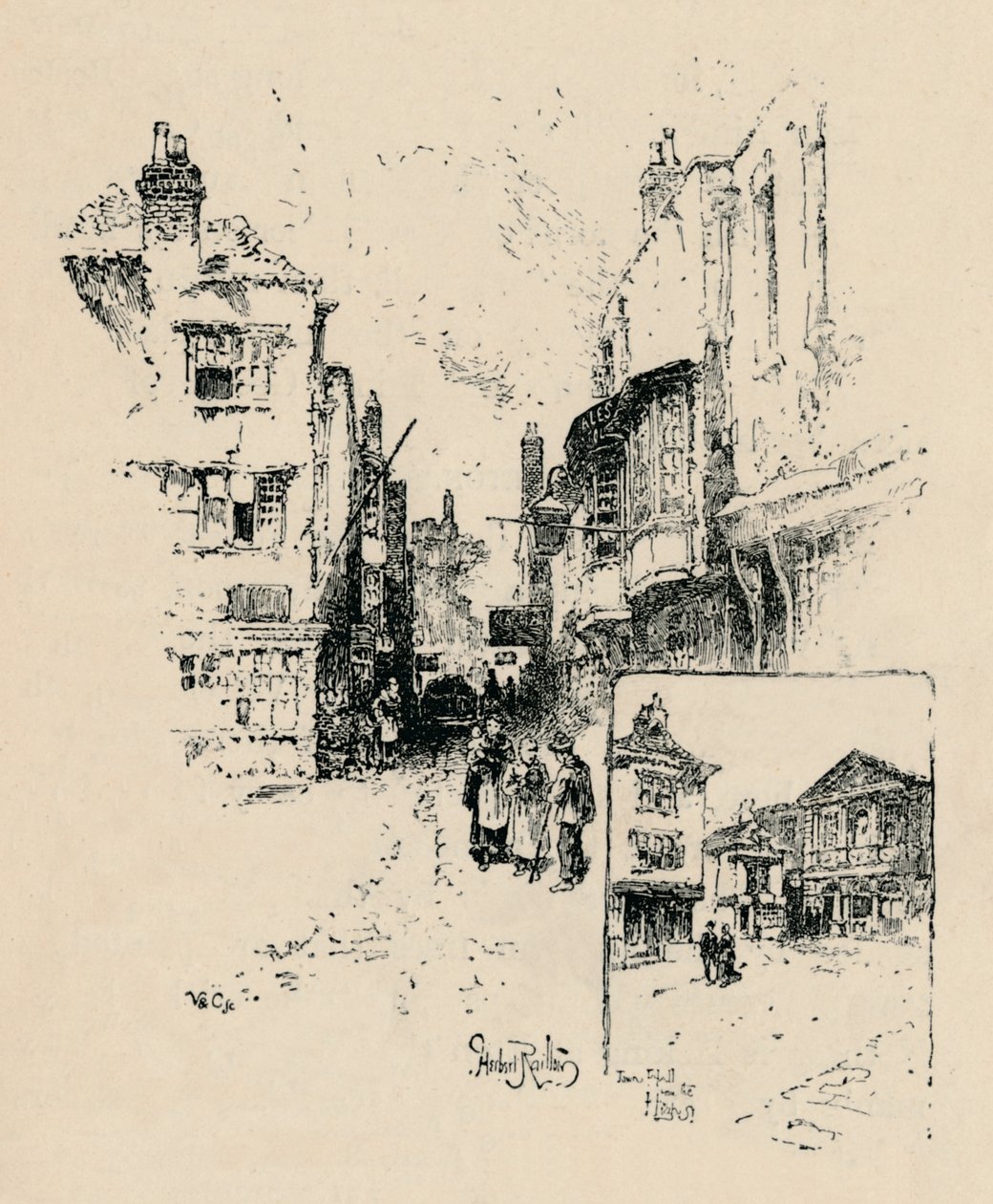 Market Street, Windsor, 1895 od Unbekannt