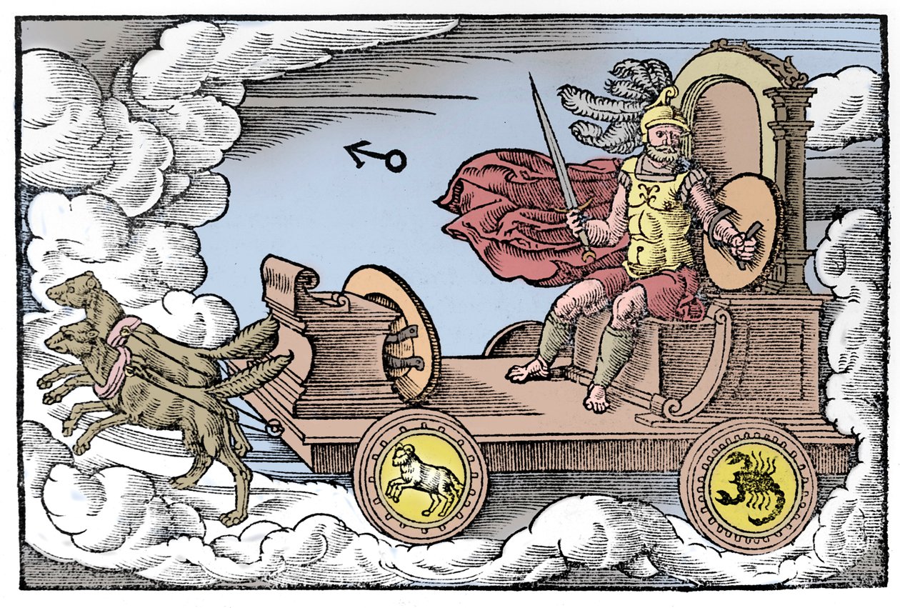 Mars, římský bůh války, 1569 od Unbekannt