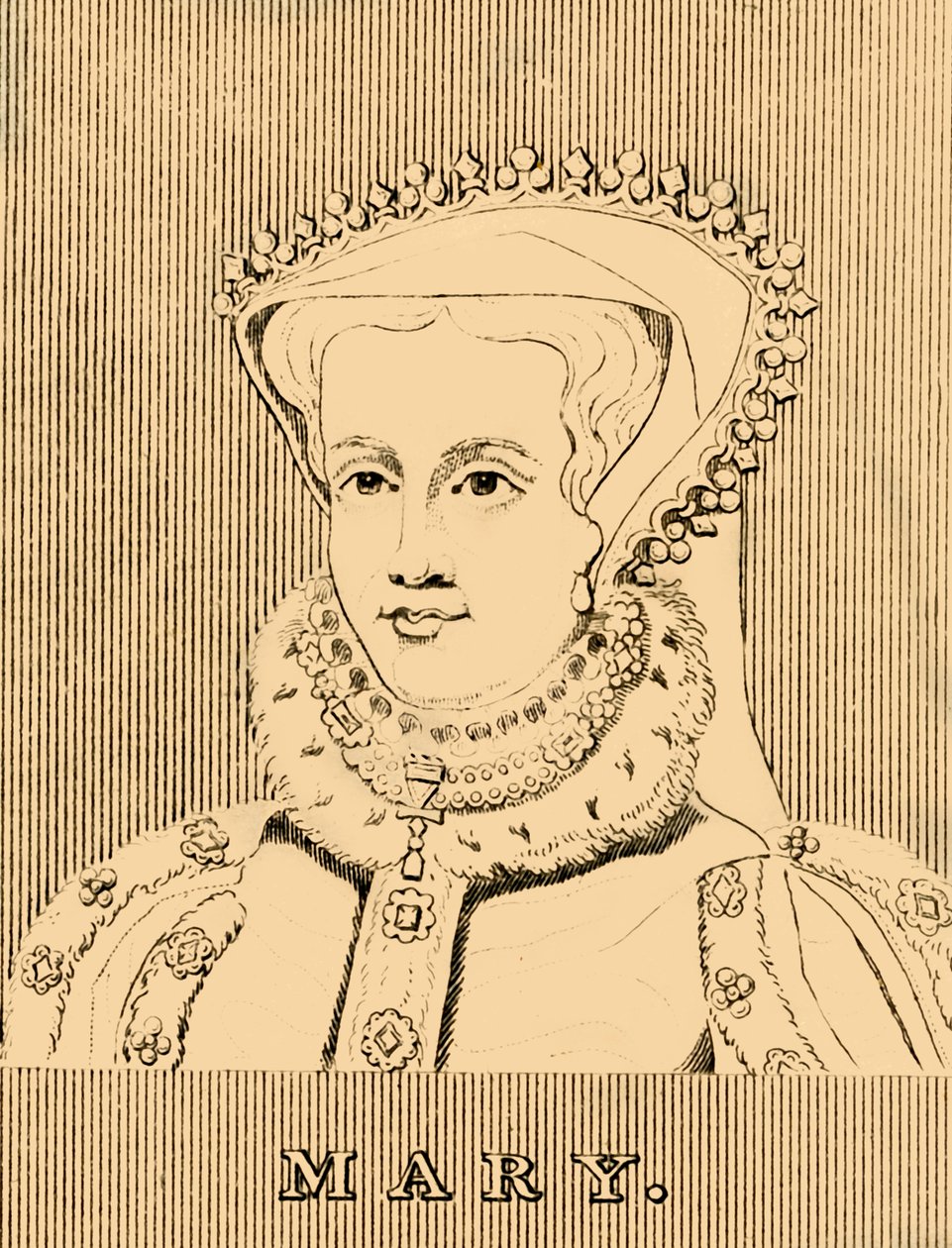 Marie, 1516-1558, 1830. od Unbekannt