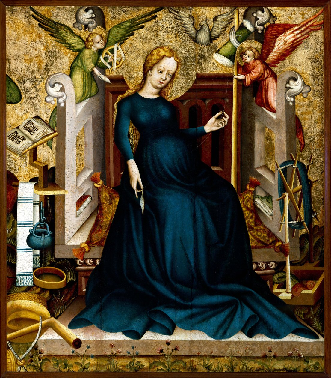 Marie u kolovratu z Güssingu, kolem roku 1410. od Unbekannt