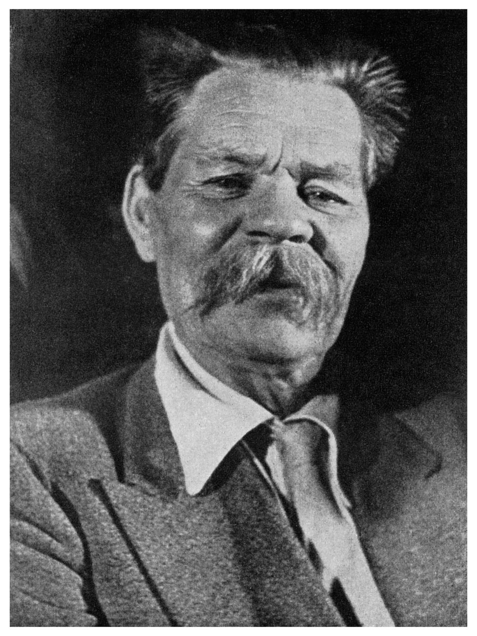 Maxim Gorkij, ruský autor, c1930 1956 od Unbekannt