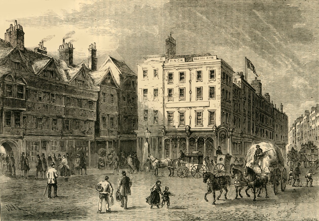 Middle Row, Holborn, c1872. od Unbekannt