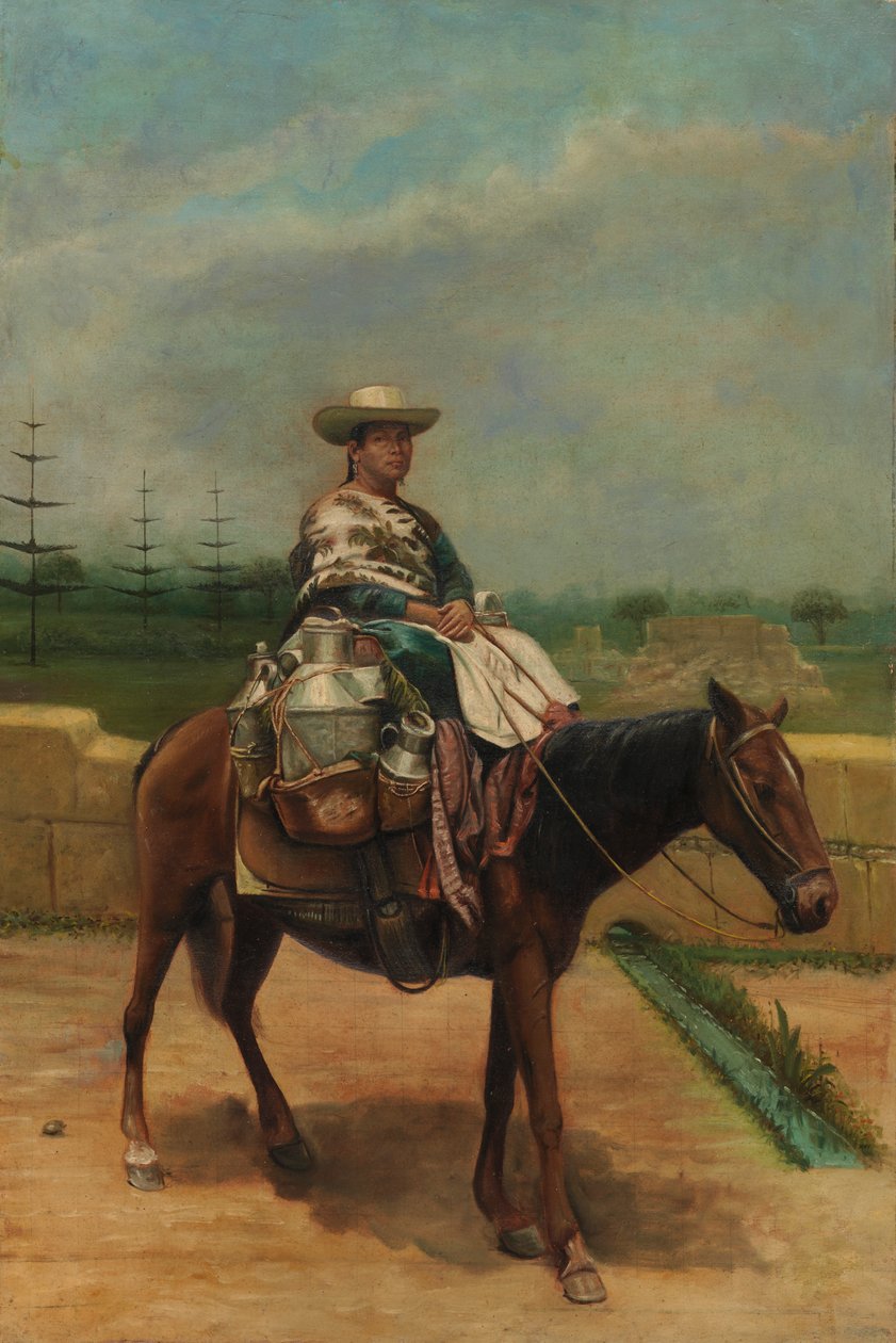 Milk Woman, ca. 1890-1892. od Unbekannt