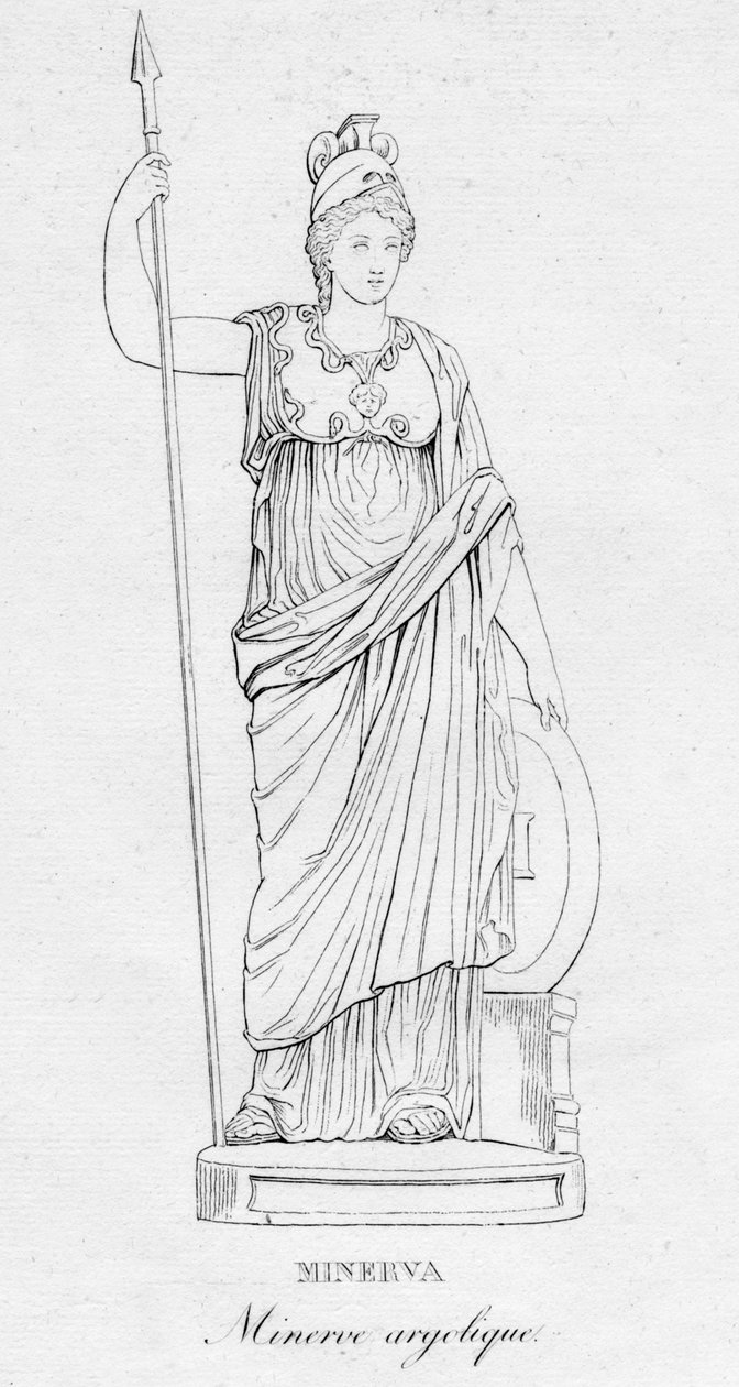 Minerva Minerve argolique, c1850 od Unbekannt