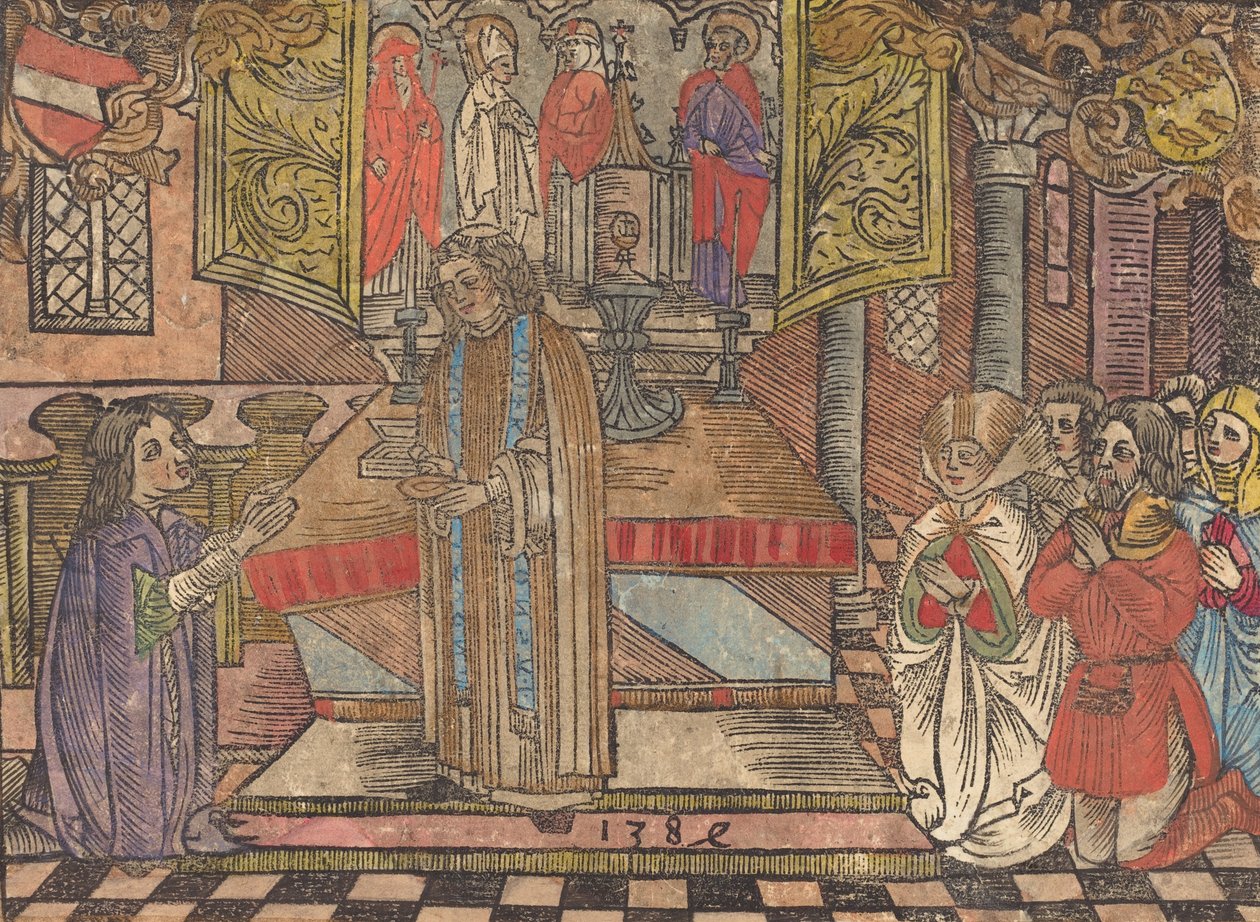 Zázrak v Seefeldu, 1484. od Unbekannt