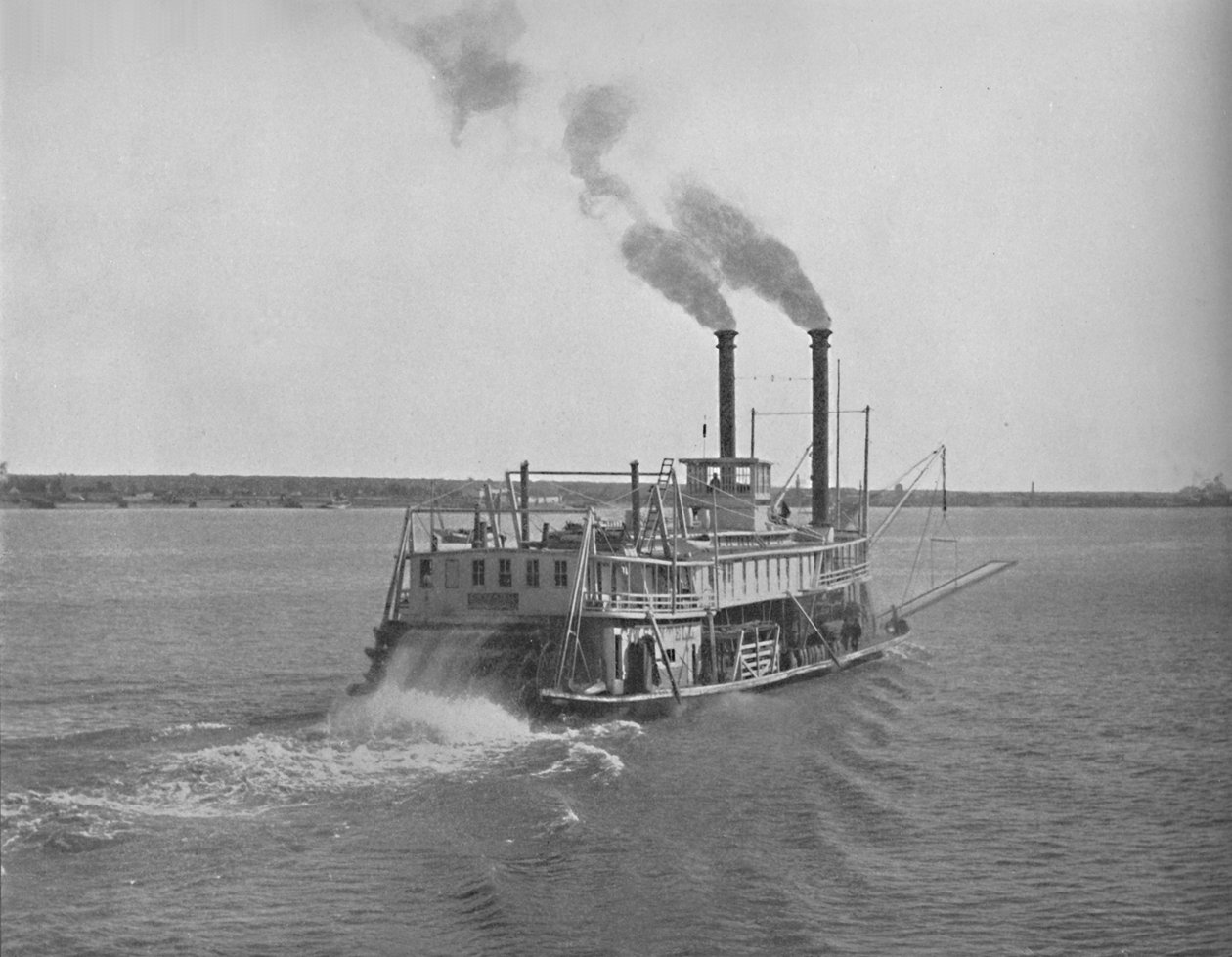 Parník řeky Mississippi, c1897. od Unbekannt