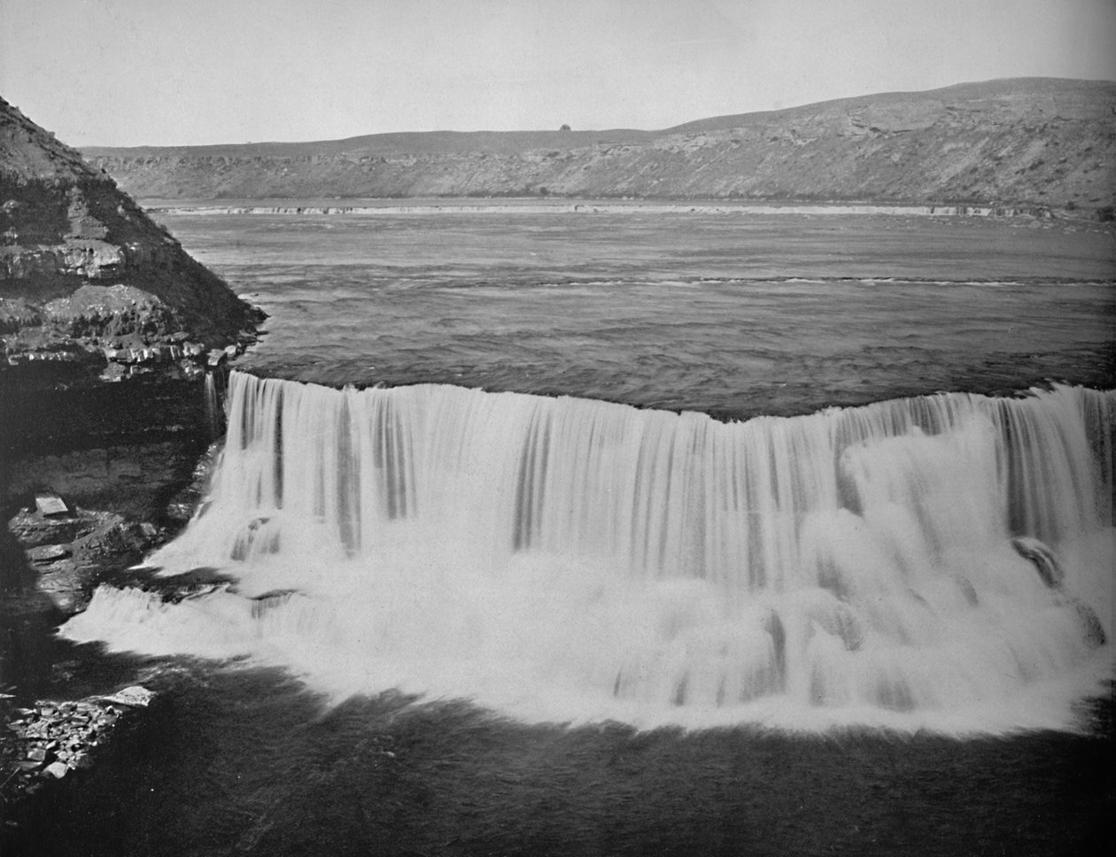Řeka Missouri, pod Great Falls, Montana, c1897. od Unbekannt