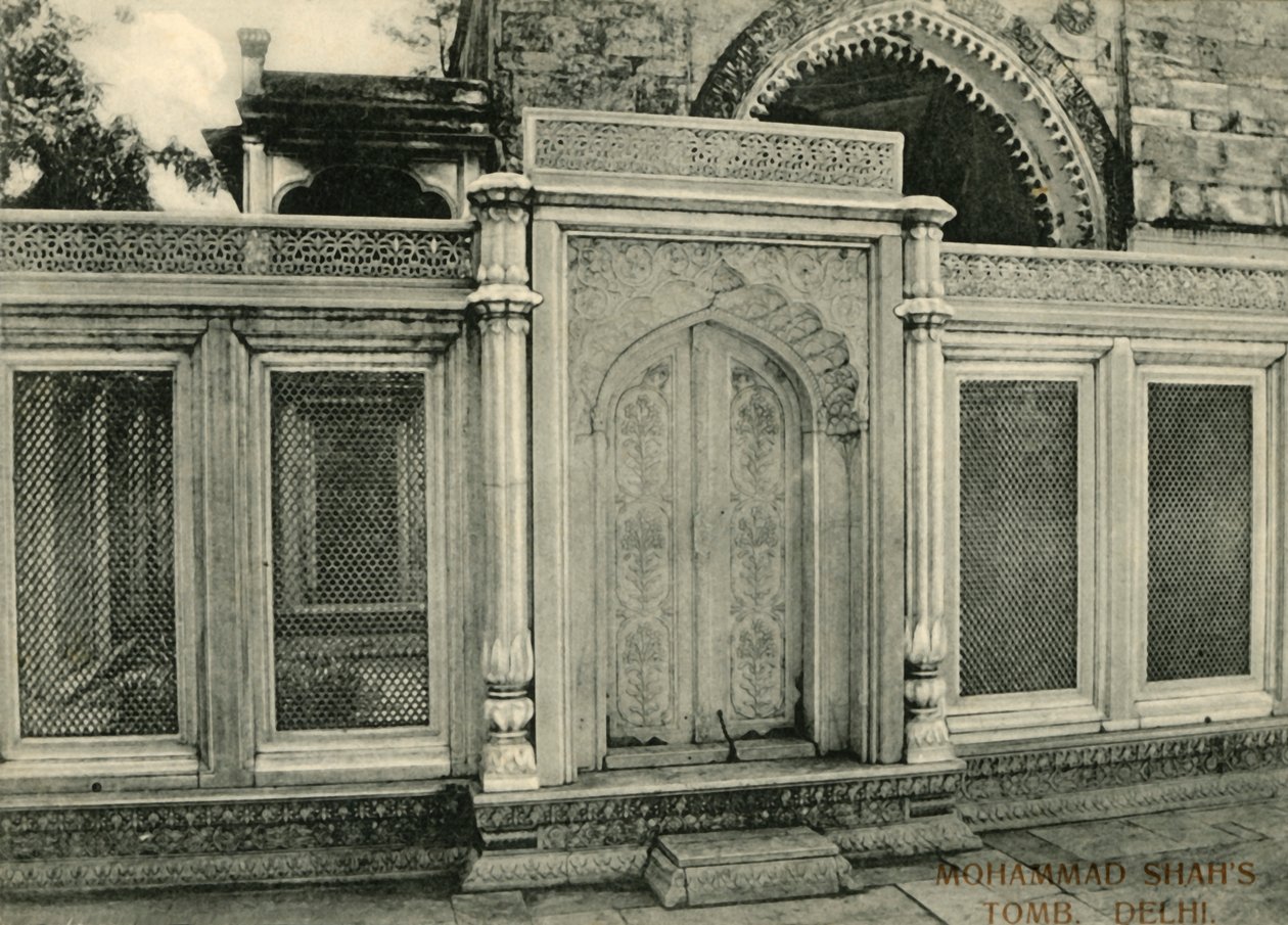 Mohammad Shahs Tomb, Dillí, . od Unbekannt