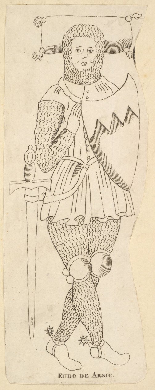 Památník Eudo de Arsie, ca. 1790 od Unbekannt