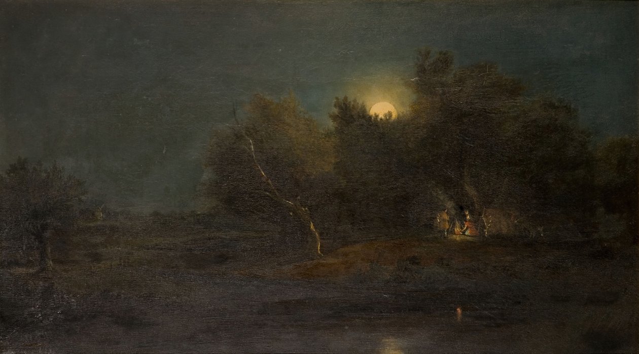 Scéna měsíčního svitu, 1800-1850. od Unbekannt