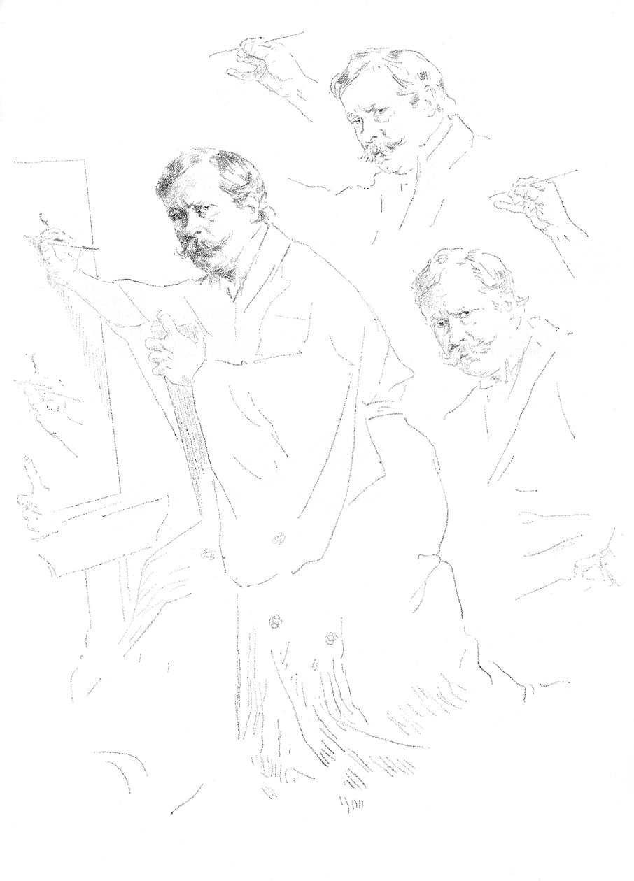 Mortimer Menpes, Sketched by Himself, 1899 od Unbekannt