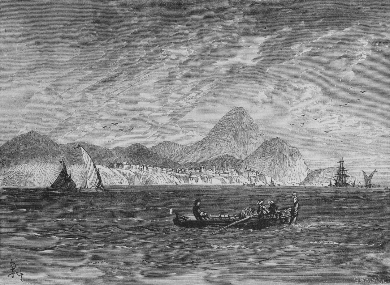 Mount Pernathia a New Navarino, c1880 od Unbekannt