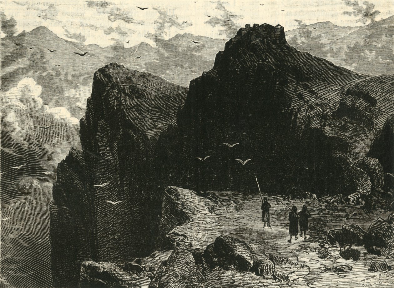 Horská scéna v Epiru, 1890. od Unbekannt