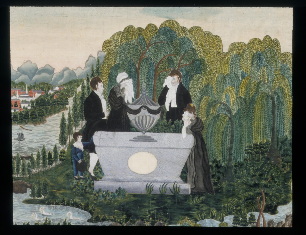 Smuteční obrázek, ca. 1810. od Unbekannt