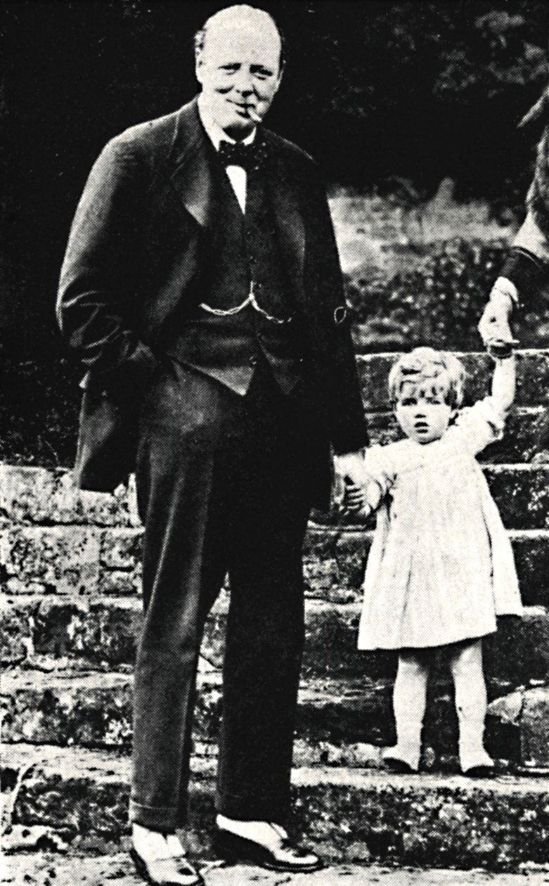Pan Churchill s dcerou, 1924, 1945. od Unbekannt