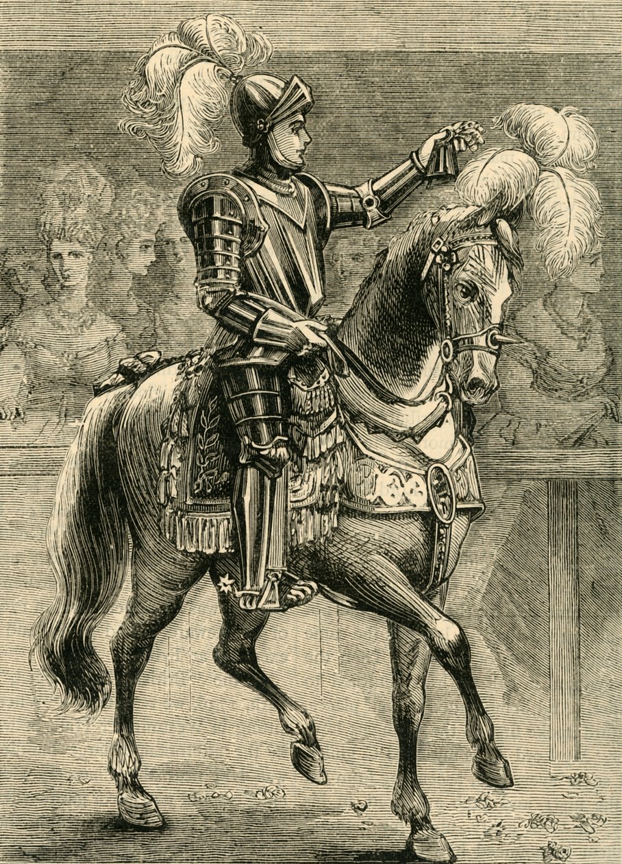 Pan Dymoke, The Kings Champion, 1881. od Unbekannt