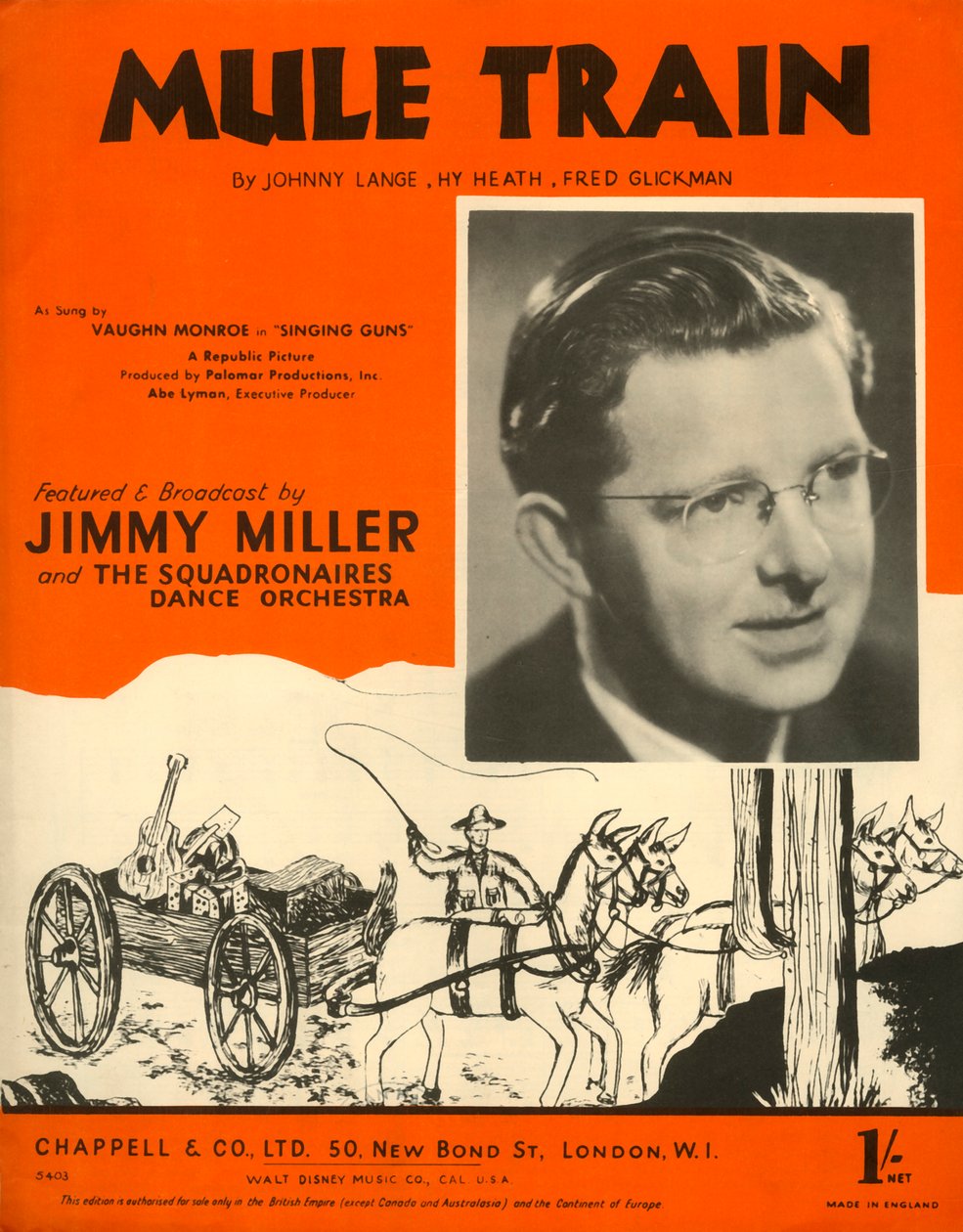 Mule Train, 1947. od Unbekannt