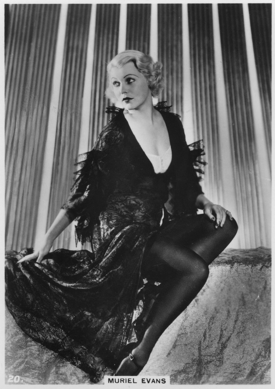 Muriel Evans, americká filmová herečka, c1938 od Unbekannt