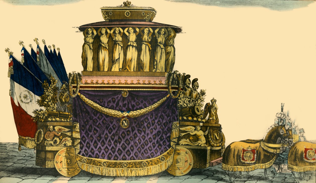 Napoleonův pohřební kočár, 1840, 1921. od Unbekannt