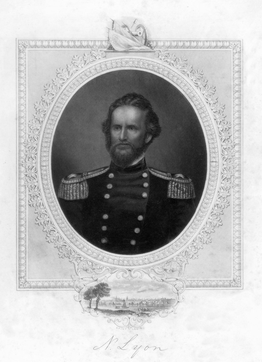 Nathaniel Lyon 1818-1861, americký generál, 1863 od Unbekannt