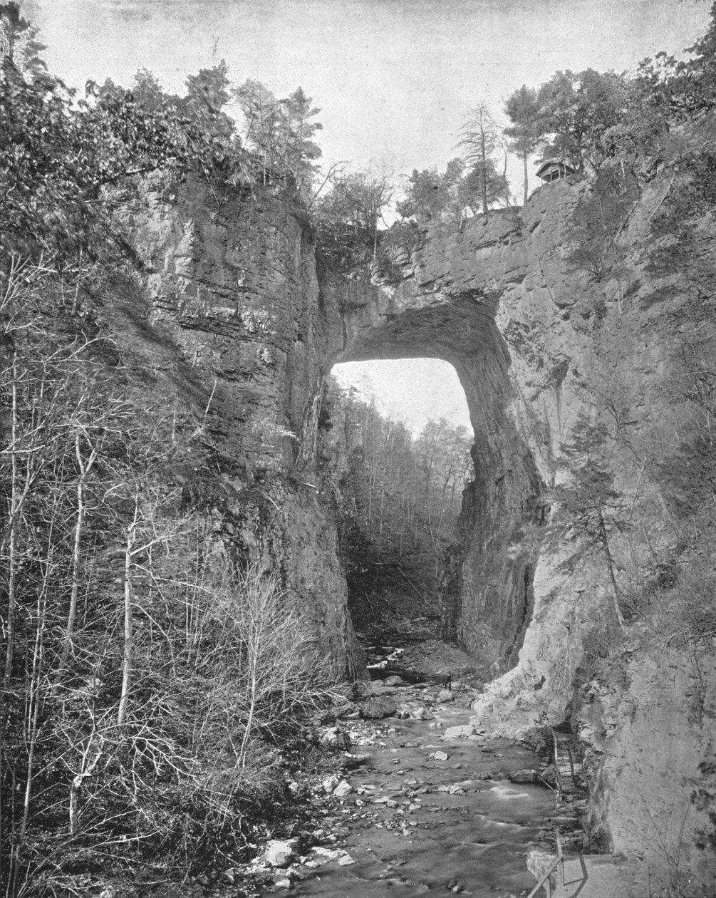 Natural Bridge, Virginia, USA, c1900. od Unbekannt