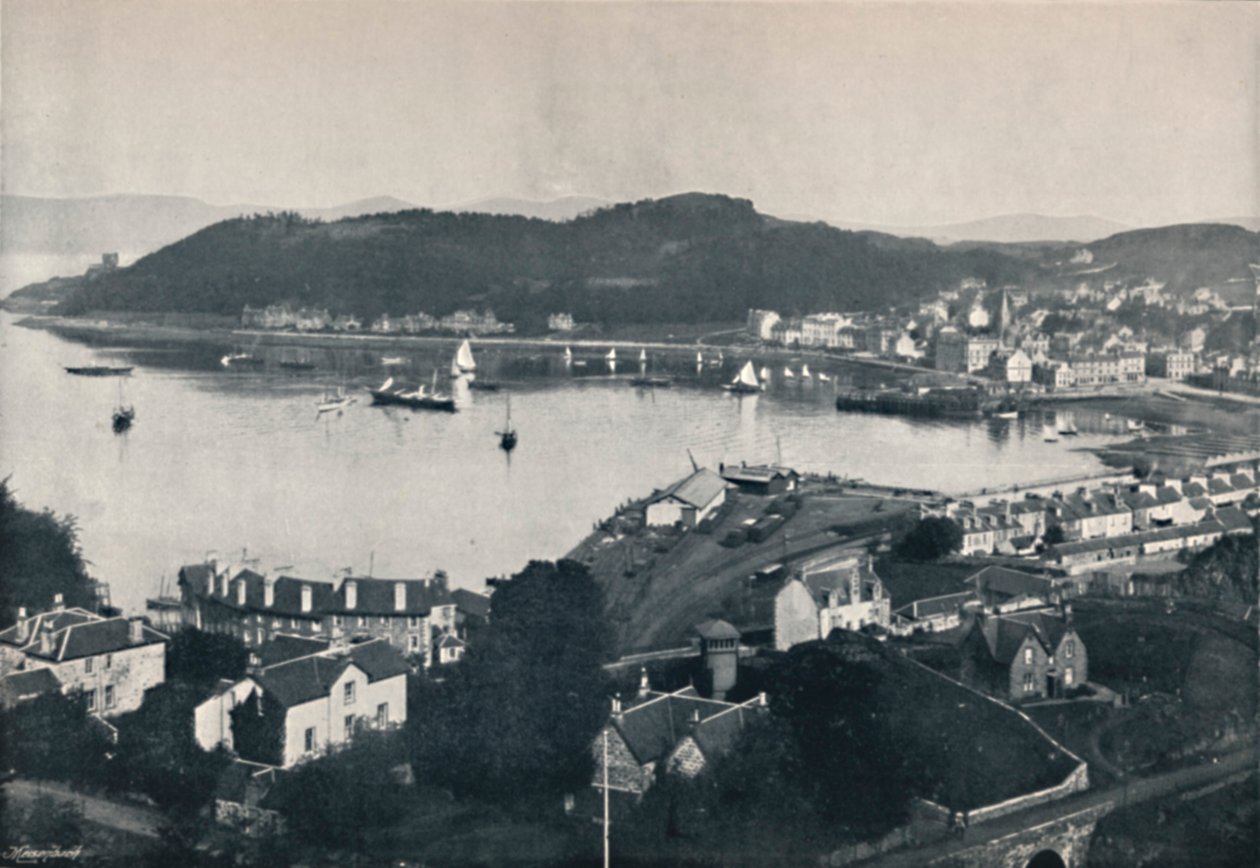 Oban - Město a záliv, 1895 od Unbekannt
