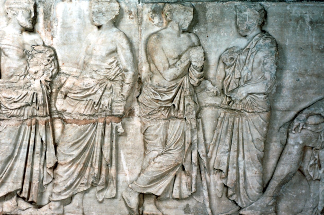Úředníci, vlys z Parthenonu, 438-432 př.nl od Unbekannt