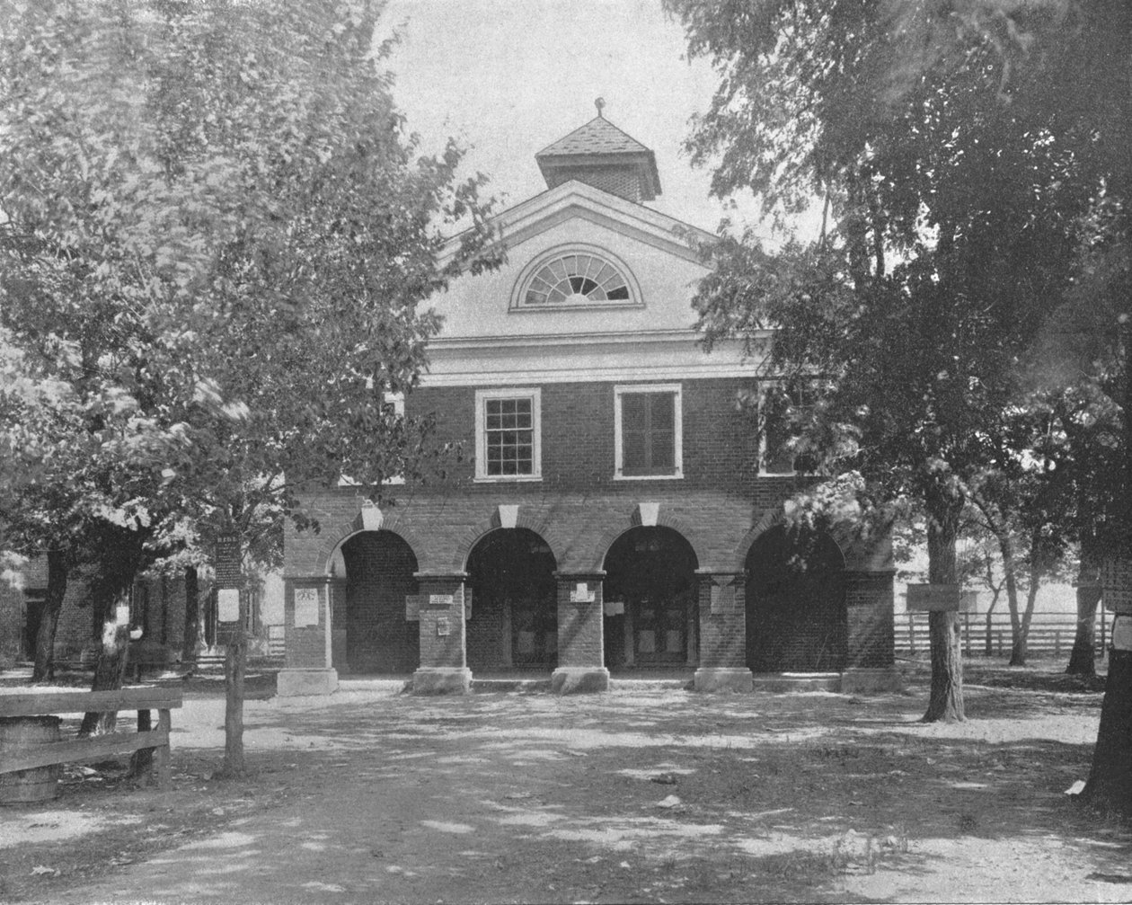 Old Court House, Bowling Green, Virginia, USA, c1900. od Unbekannt