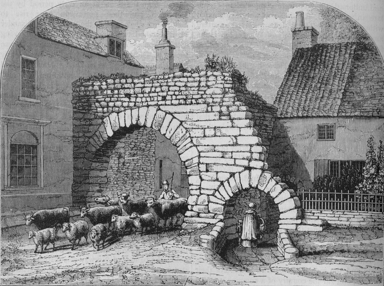 Stará brána v Lincolnu, c1880 od Unbekannt