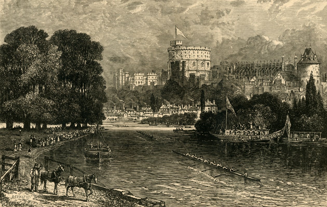Old Windsor Čtvrtého června 1881. od Unbekannt