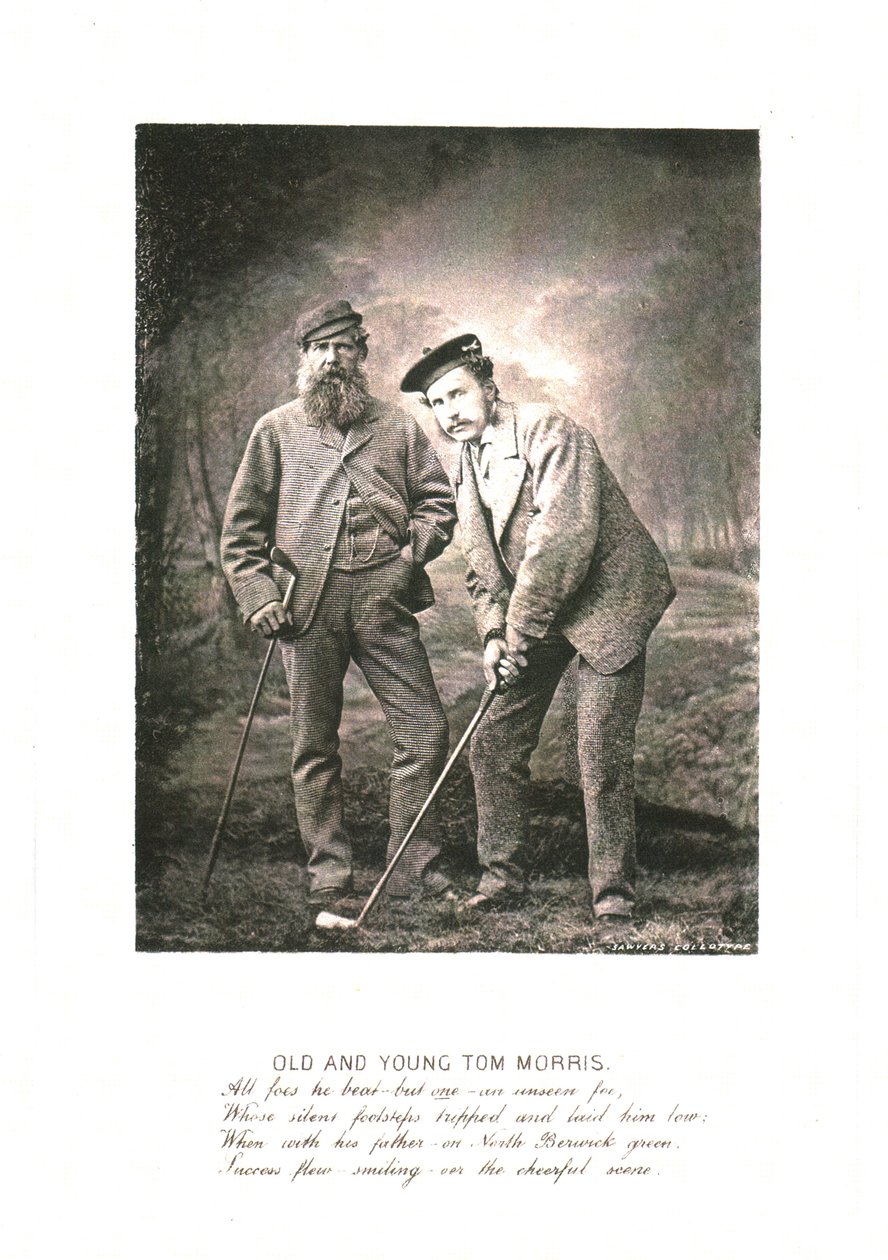Starý a mladý Tom Morris, c1870 od Unbekannt