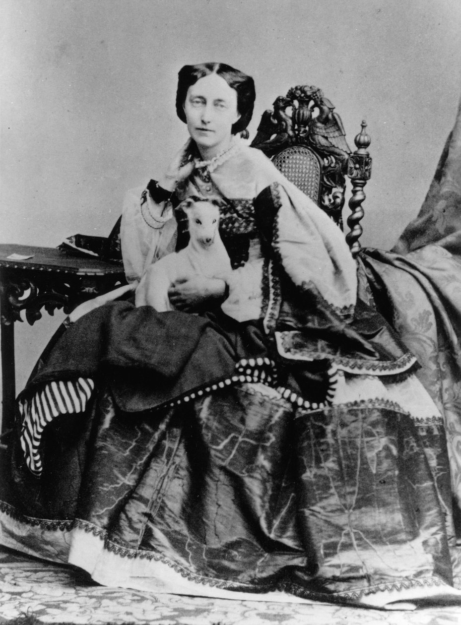 Olga Nikolaevna, královna Württemberska, c1860-c1867 od Unbekannt