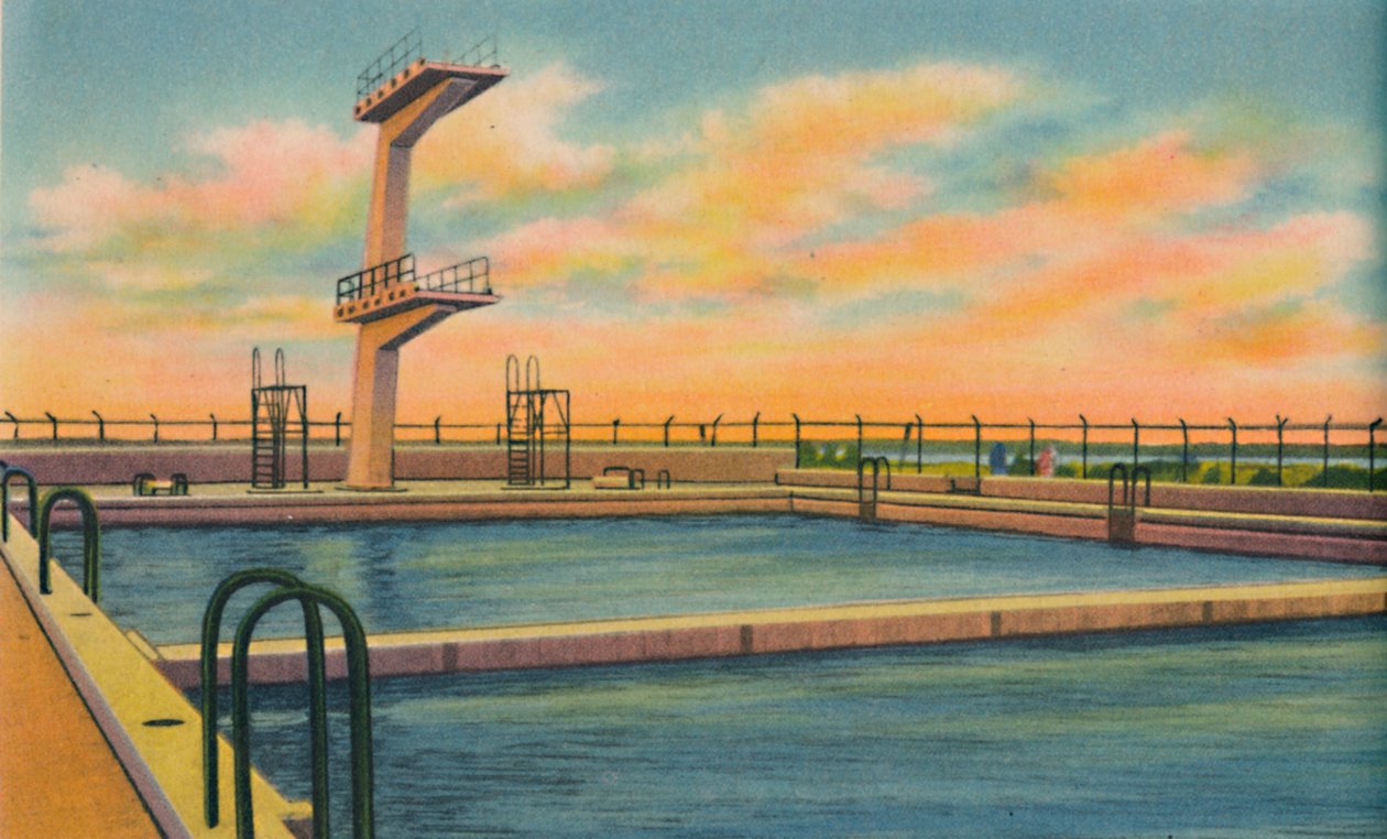 Olympic Swimming Pool, Barranquilla, c1940s od Unbekannt